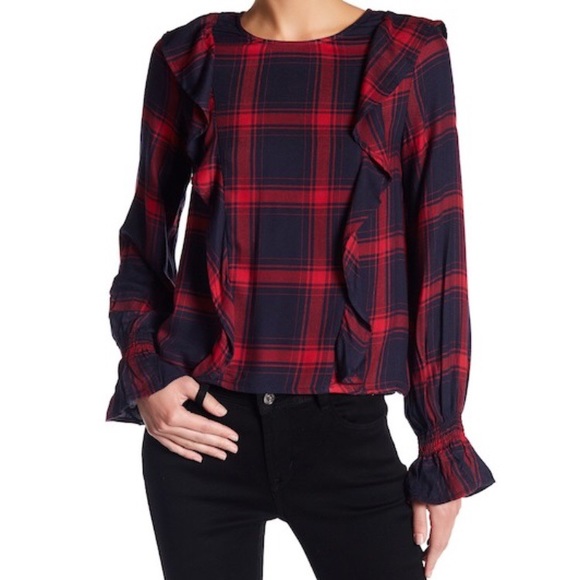 Kensie Tops - Flannel shirt